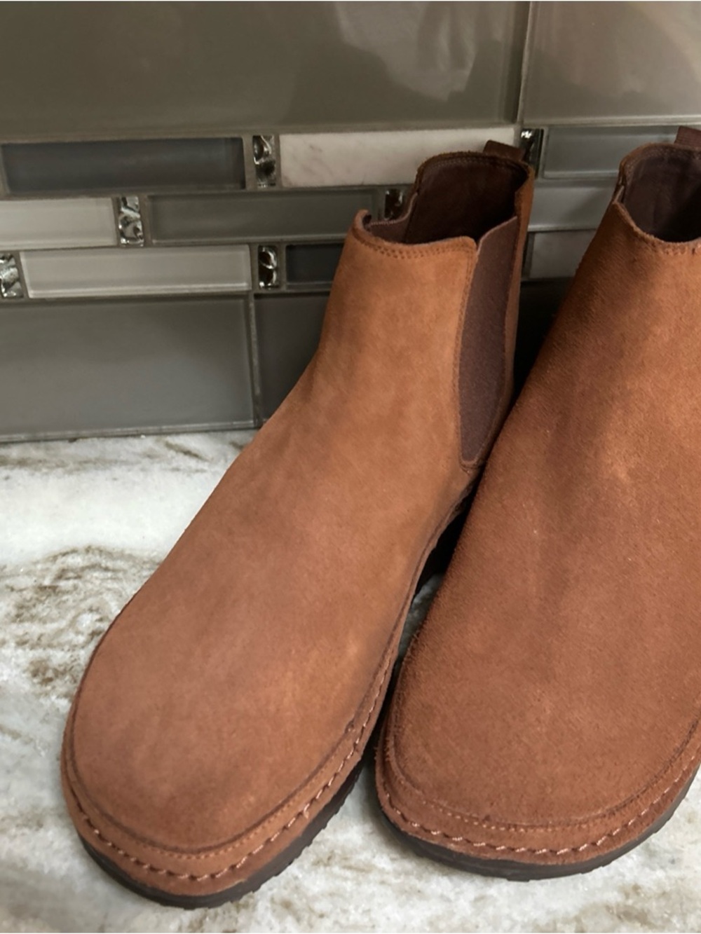 Chaco Women's Paonia Chelsea Cinnamon Brown Ankle Boots Shoes Size 9 New